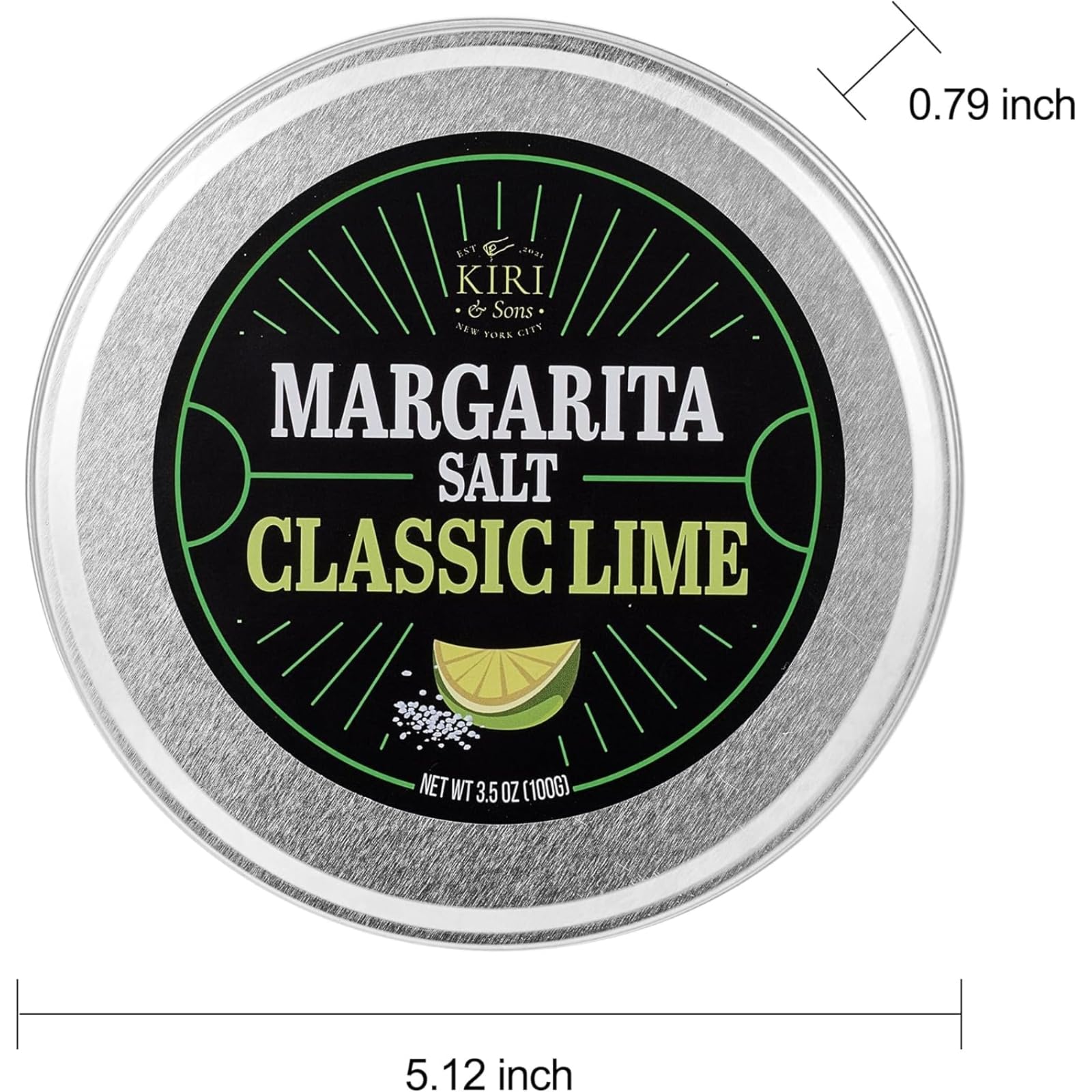 Kiri & Sons salt-dust appearance enhances drink aesthetics.