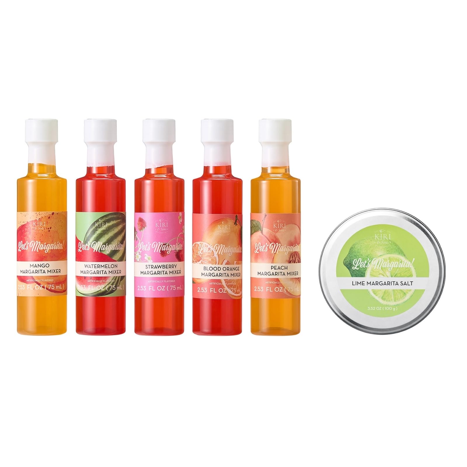 Kiri & Sons ready-to-serve margaritas for quick, mess-free mixing.