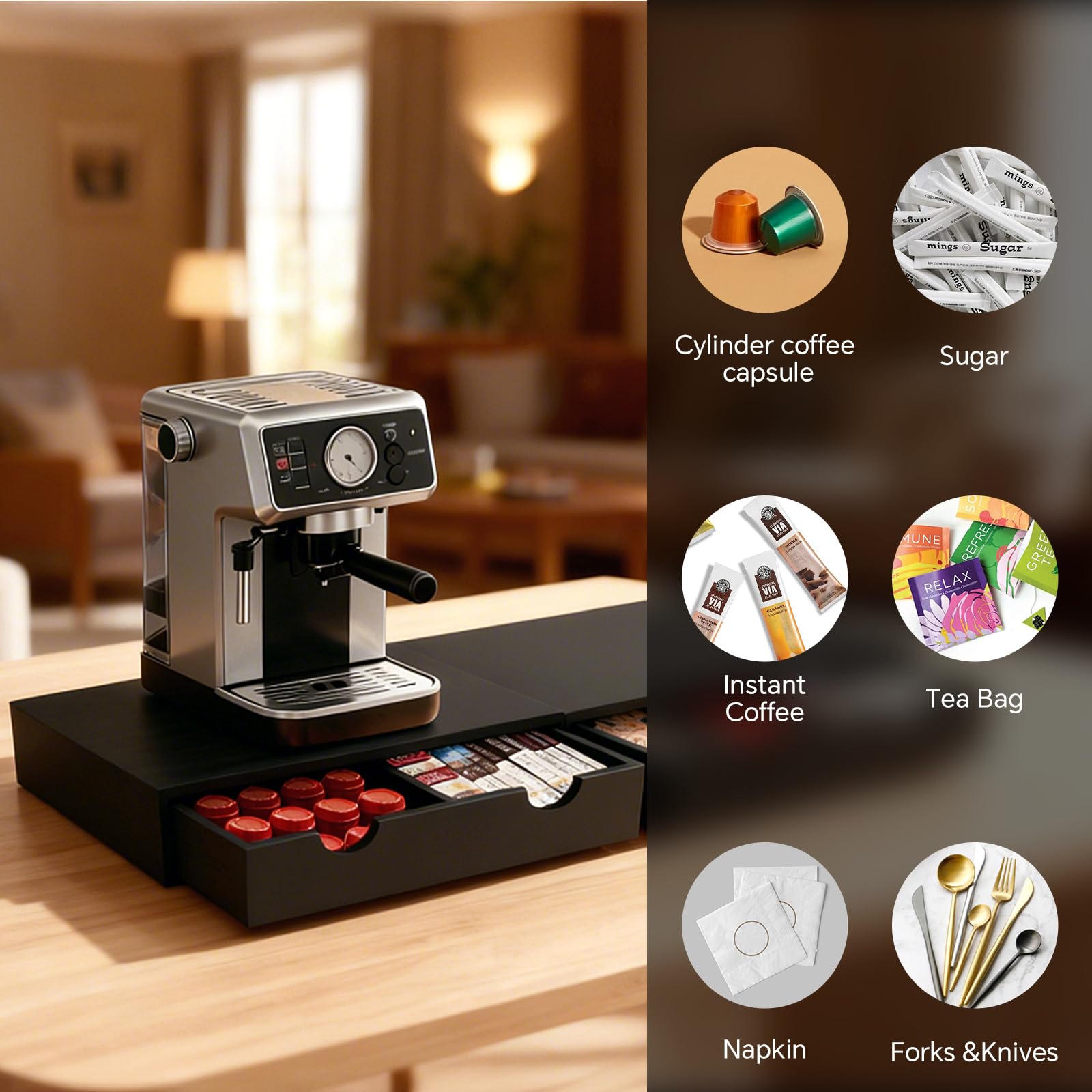 KISENG gift-ready coffee station for birthdays or housewarmings.