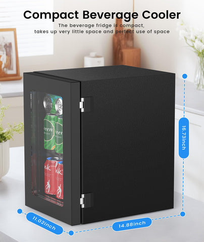 Kismile sturdy metal partition helps neatly separate bottles and cans.