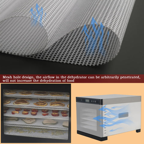 Kispog dishwasher-safe dehydrator sheets for easy cleaning
