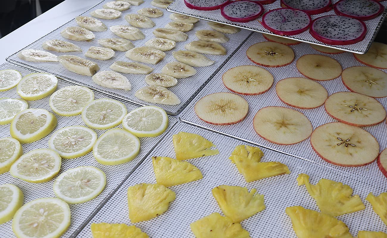 Kispog sheet used for fruit leather and jerky drying results