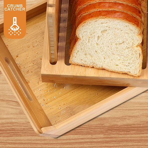 Kiss Core crumb tray catches crumbs, keeping counters clean and ready to serve.