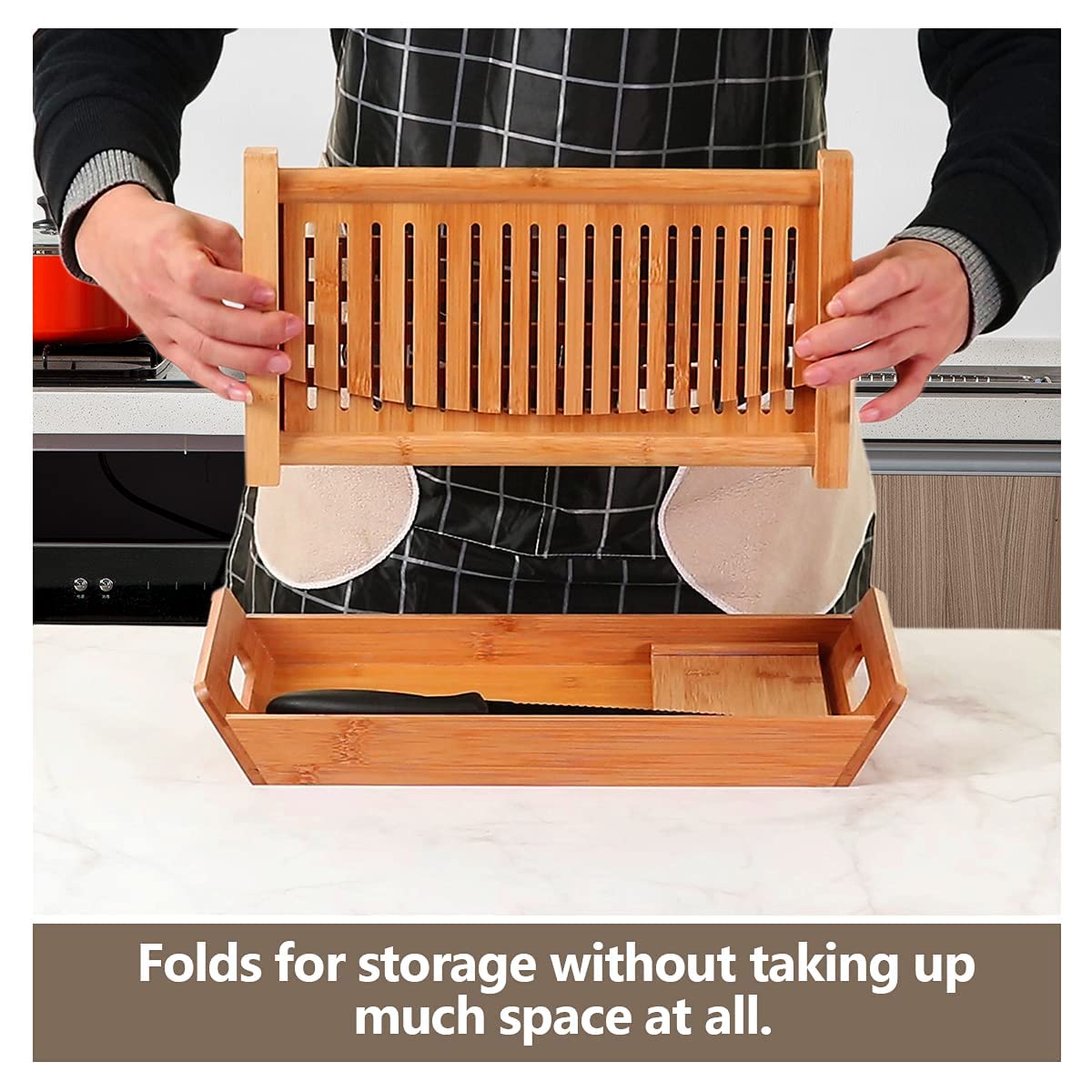Kiss Core bread slicer dimensions define a roomy cutting area