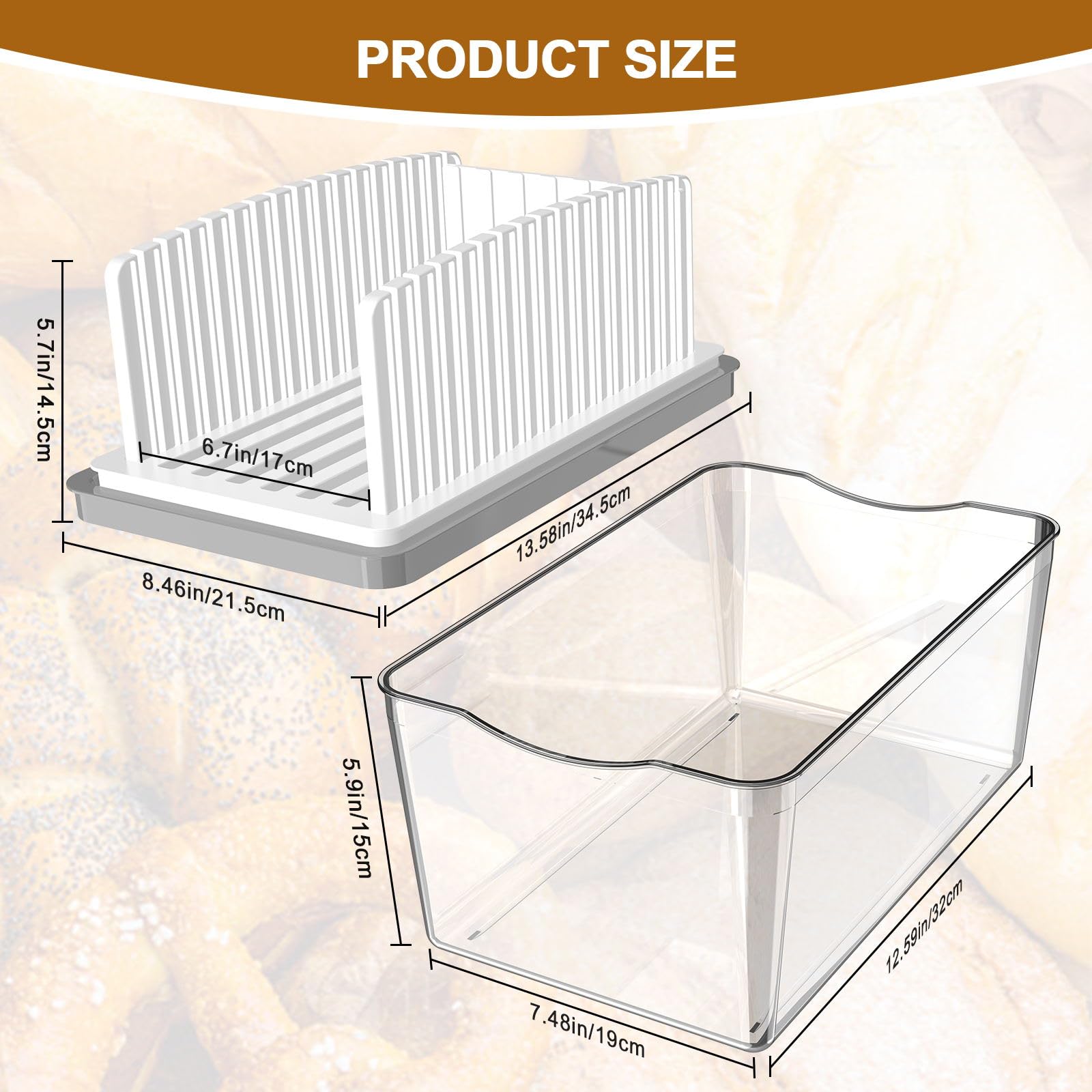 Kiss Core compact bread slicer on a kitchen counter for everyday use.