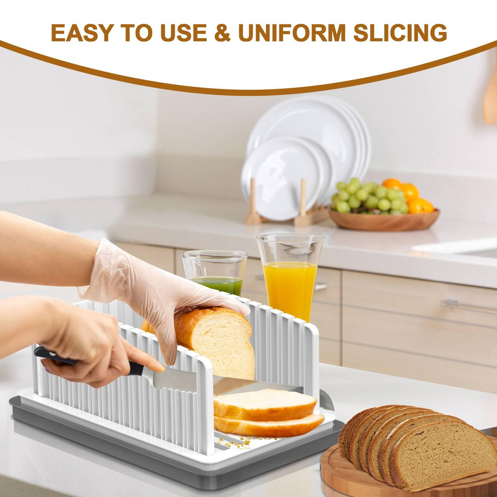 Kiss Core bread slicer foldable design for compact storage