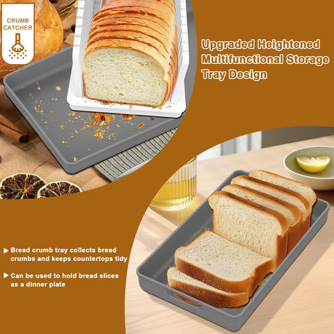 Kiss Core Upgrade Bread Slicer uniform slicing helps professional-looking results.