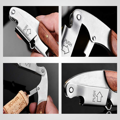 Kit-Home portable wine key for travel and on-the-go service.