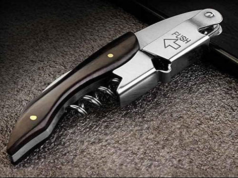 Kit-Home professional corkscrew with reinforced hinge for busy service environments