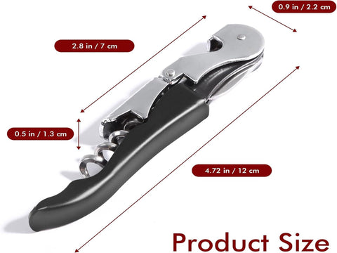Kit-Home compact corkscrew fits pockets for travel or events.