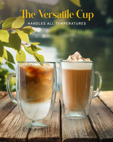 Kitchables heat-transfer resistant mug supporting hot beverages