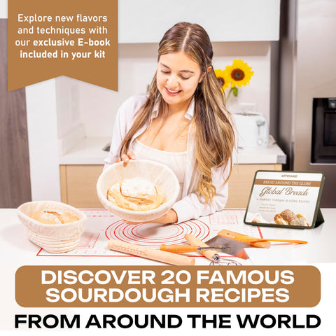 KITCHAD rolling pin helps precise dough shaping and control.