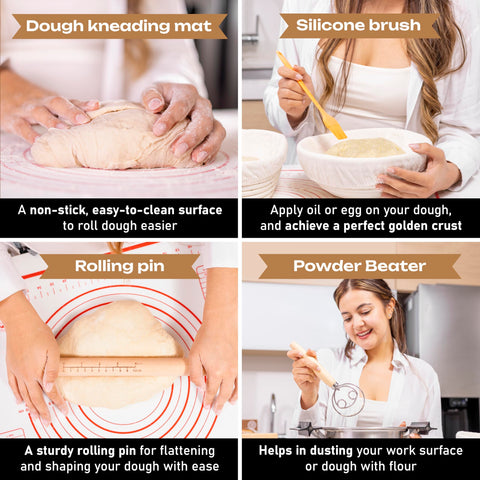 KITCHAD stainless steel knife delivers clean bread cuts.