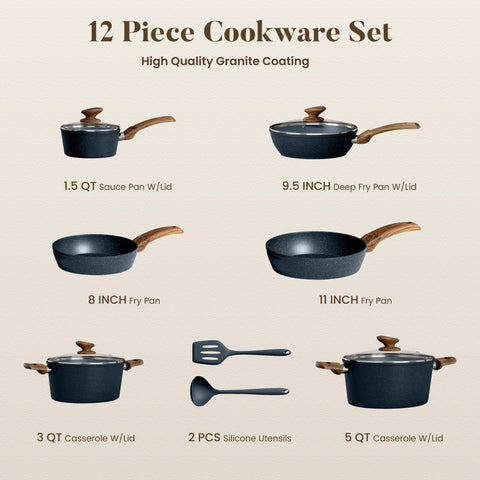 Kitchen Academy induction-ready base demonstrating universal compatibility
