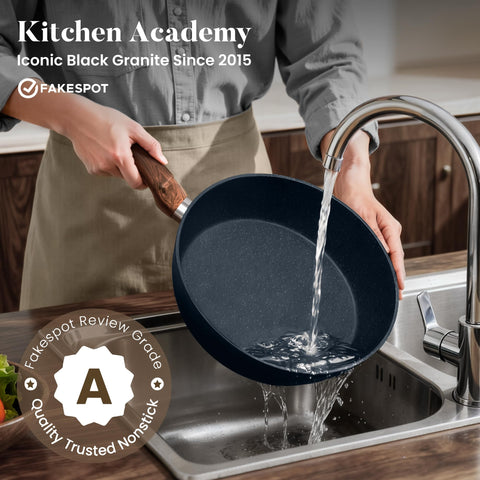 Kitchen Academy silicone utensils duo for safe nonstick cooking