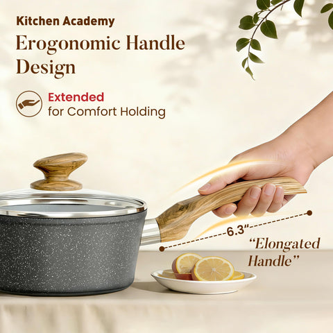 Kitchen Academy 3-quart casserole with lid for one-pot meals and comforting stews.