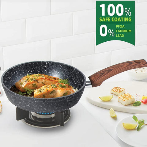 Kitchen Academy 3qt casserole with lid for even heating.