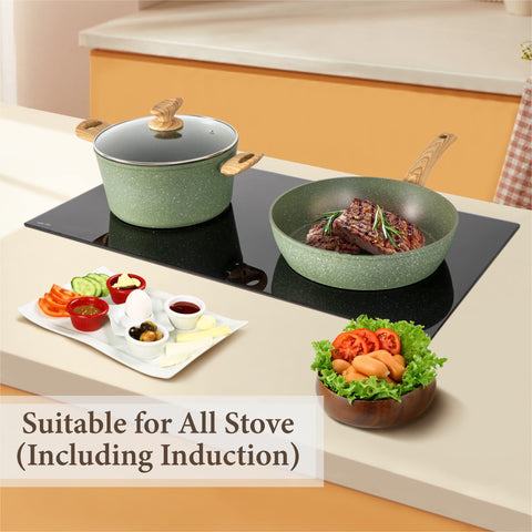 Kitchen Academy 1.5-quart saucepan with lid for precise simmering
