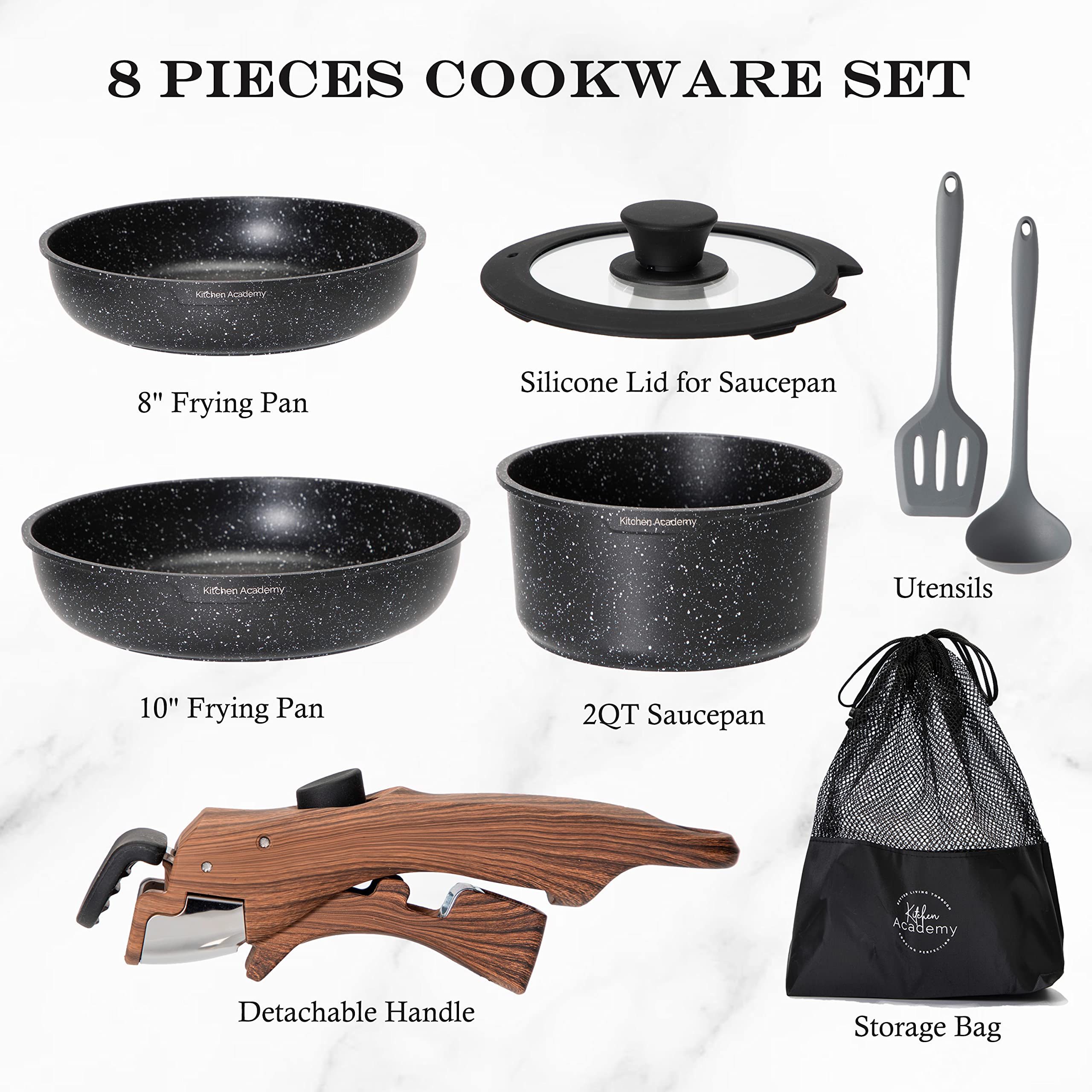 Kitchen Academy compact camp set ideal for camping, picnics, and hiking