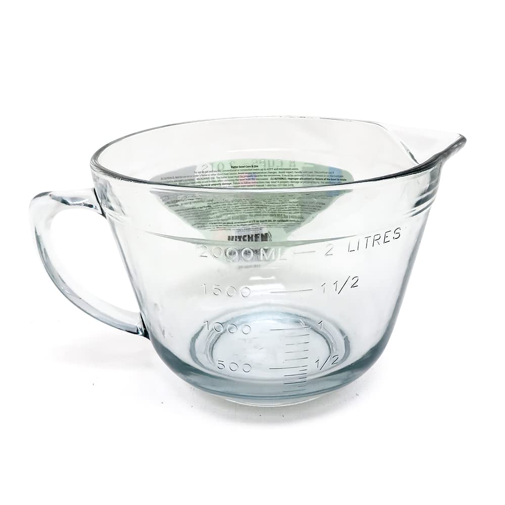 Kitchen Classics batter bowl side-view highlights generous capacity and ergonomic shape