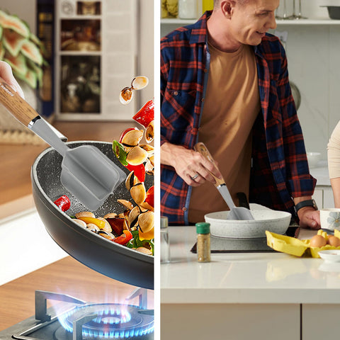 Kitchen Goal easy-clean meat masher for quick rinse and dishwasher safe.