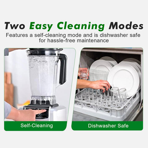 Kitchen in the box Blender dishwasher-safe jar for easy cleaning.