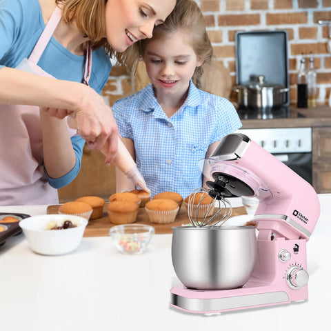 Four anti-slip suction cups keep Kitchen in the Box mixer stable during use.