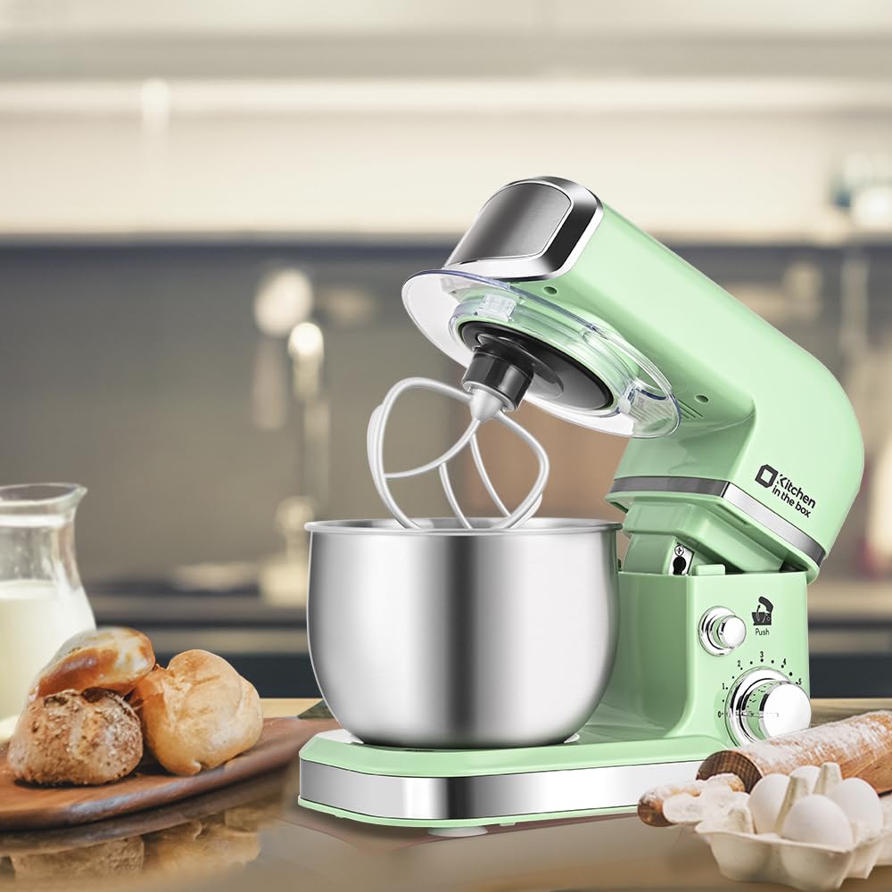 Kitchen in the box stand mixer stable with non-slip suction cups.