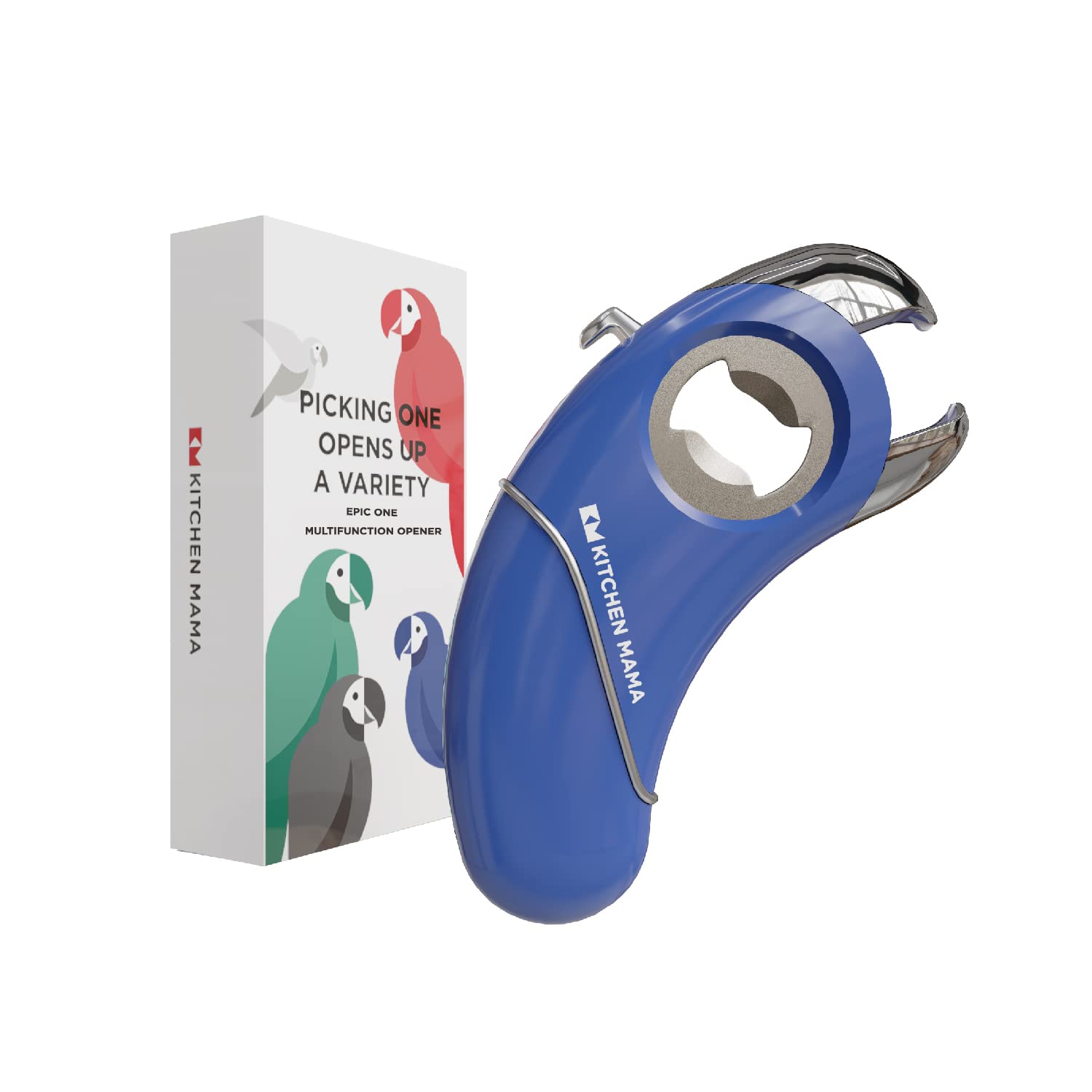 Kitchen Mama Epic One magnetic bottle opener eases caps for seniors