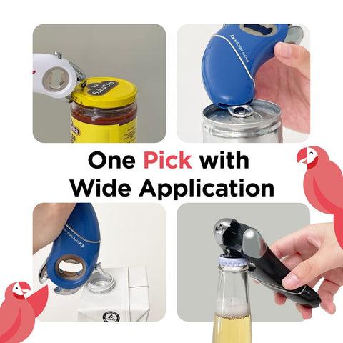 Kitchen Mama Epic One pull-tab can opener helps campers open cans quickly