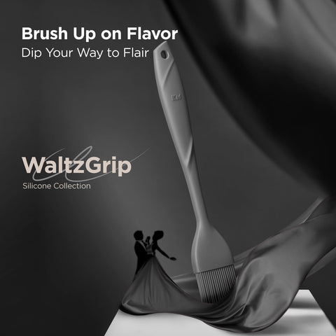 Kitchen Mama WaltzGrip Platinum 8-inch pastry brush for butter and egg wash