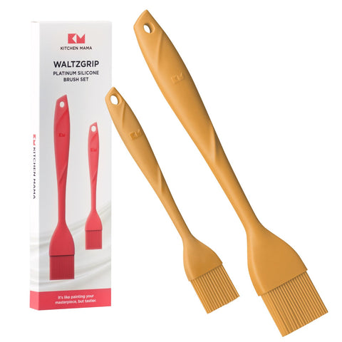 Kitchen Mama WaltzGrip Platinum 11.5-inch basting brush for even grilling and glazing
