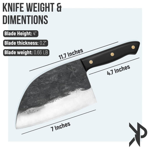 Kitchen Perfection butcher knife delivers reliable performance in busy kitchens.