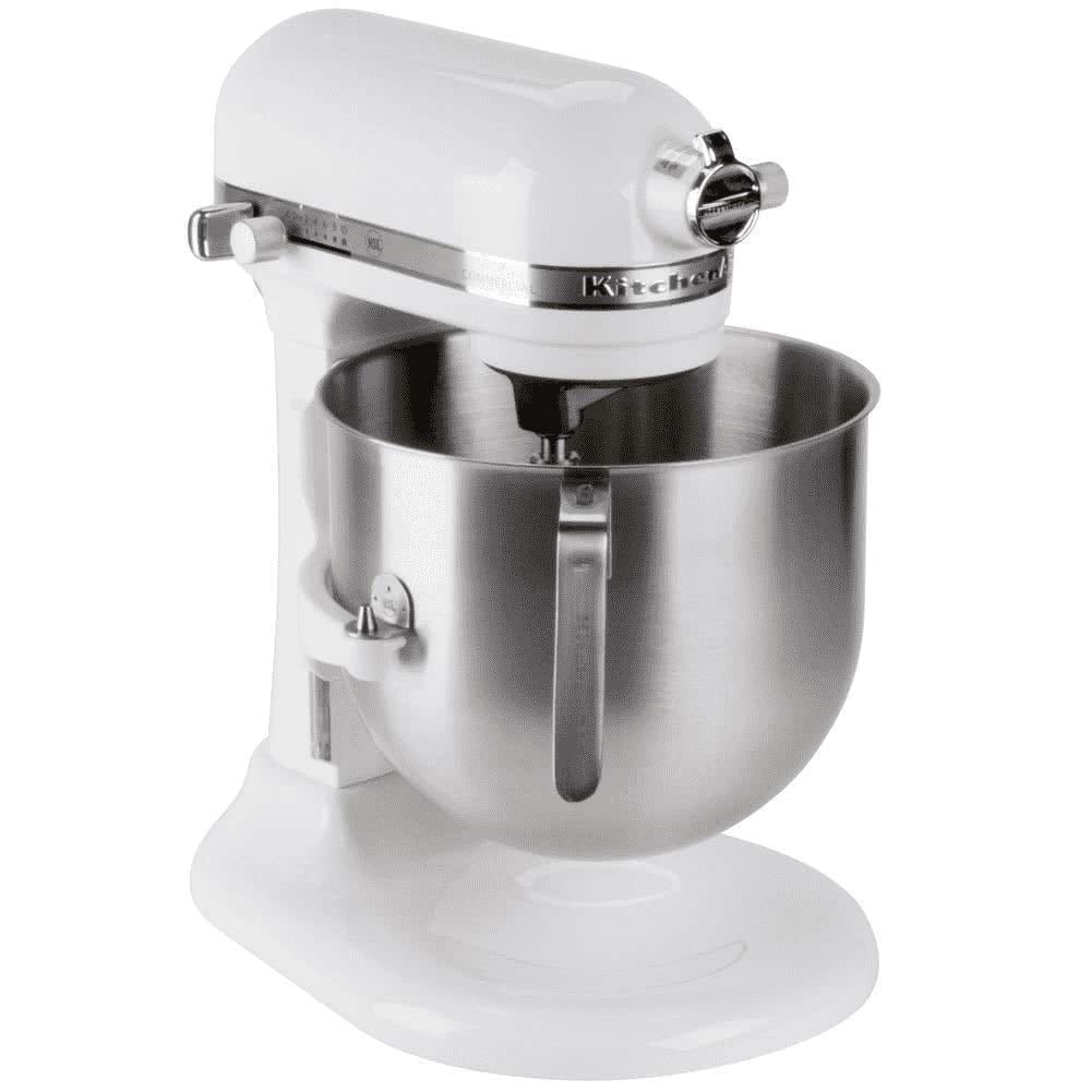 KitchenAid brushed stainless 8-quart mixing bowl for durable, versatile prep