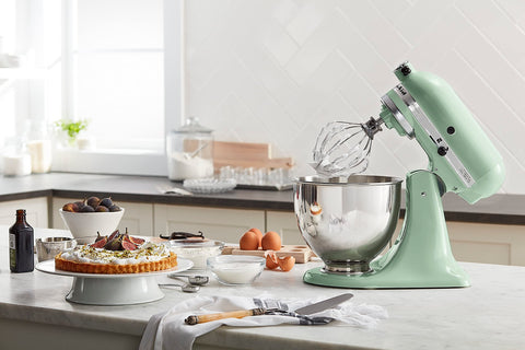 KitchenAid attachments hub enables pasta, grinding, and more.