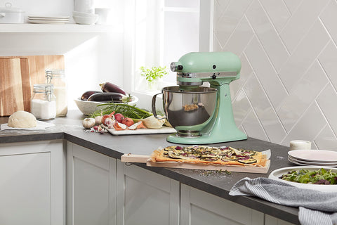 KitchenAid Artisan mixer durable metal construction offers lasting performance.