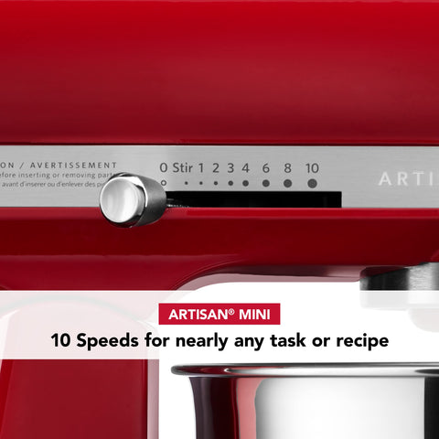 KitchenAid Artisan Mini attachments collection expands versatile cooking options.