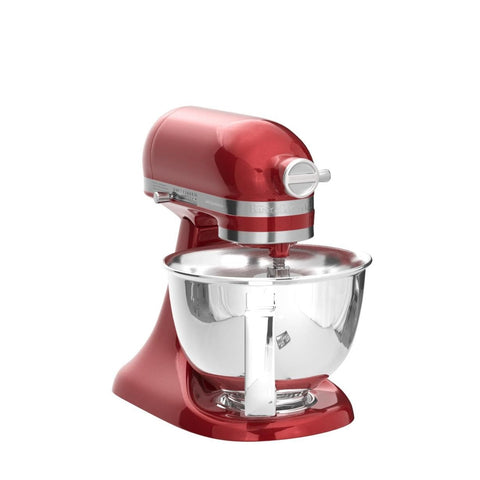 KitchenAid Artisan Mini flex edge beater ensuring even ingredient incorporation.