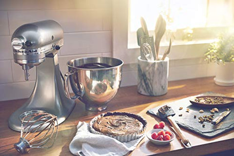 KitchenAid tilt-head design for easy attachment changes.