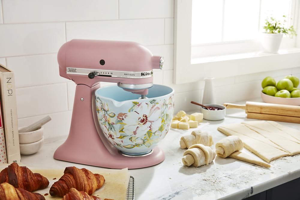 KitchenAid bowl is dishwasher-safe and oven-safe up to 475°F for versatility.