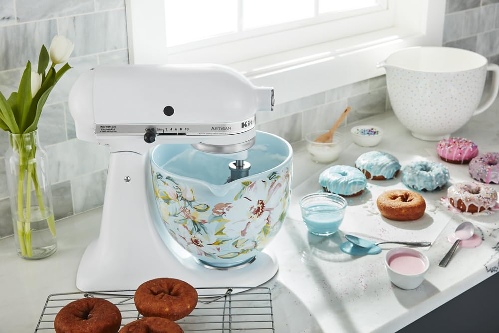 KitchenAid ceramic bowl resists chipping and staining for long-lasting prep.
