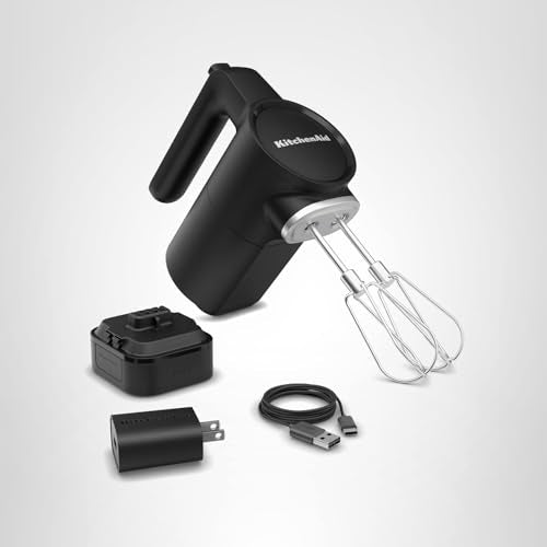 Sleek black matte KitchenAid Go mixer adds modern style to your kitchen