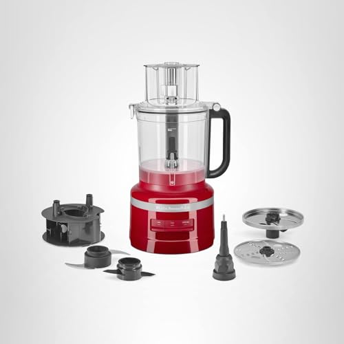 KitchenAid KFP1318 dough-blade supports smooth kneading for dough prep.