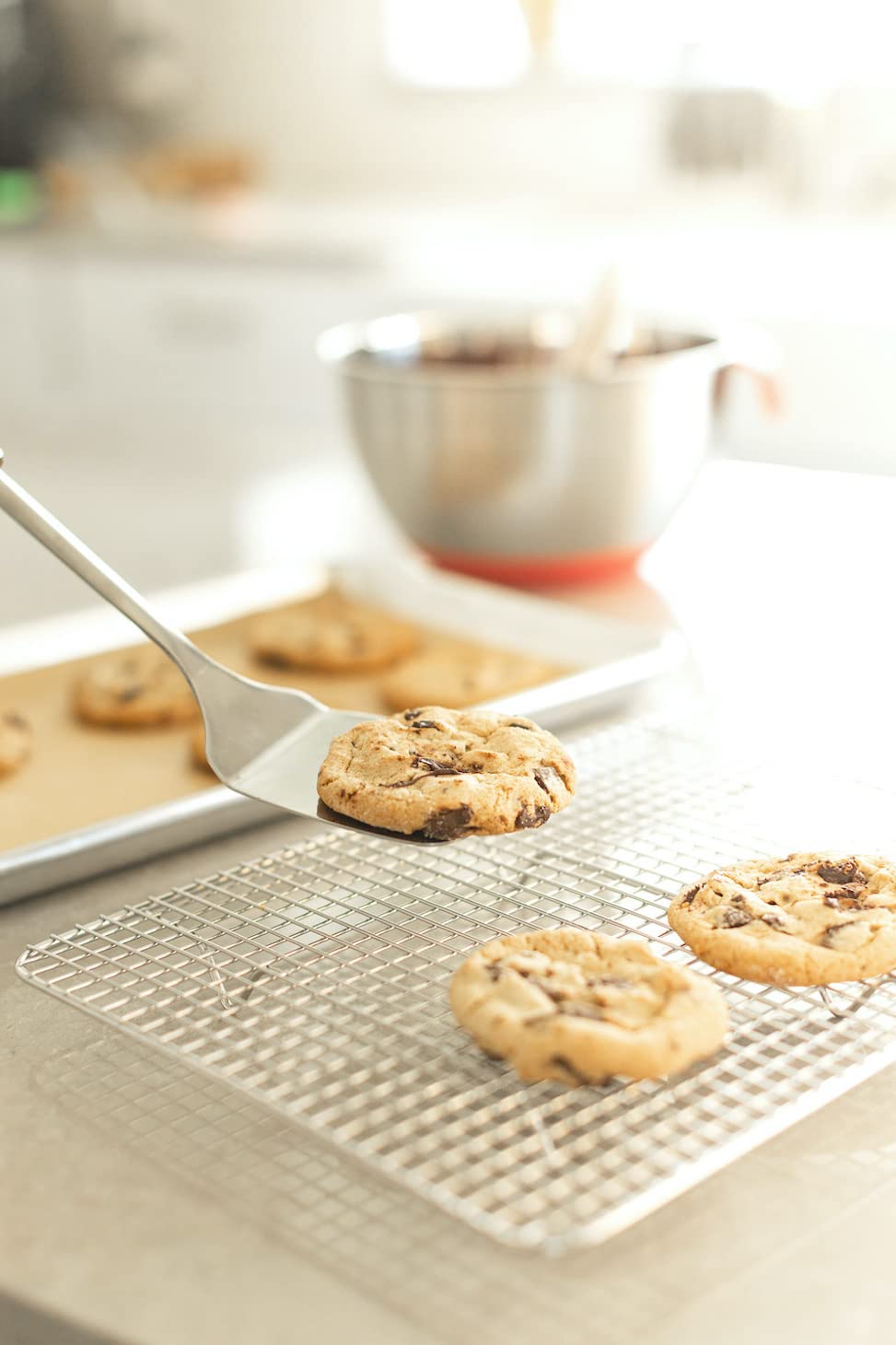 KITCHENATICS dishwasher-safe rack simplifies post-use cleanup