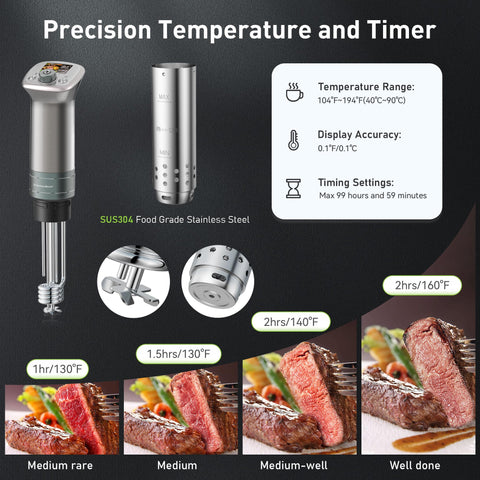 KitchenBoss quiet brushless motor enables silent cooking.