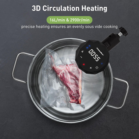 KitchenBoss range 40-90 C enables versatile cooking