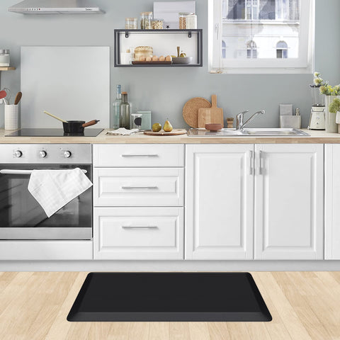 KitchenClouds compact mat storage option for small spaces.