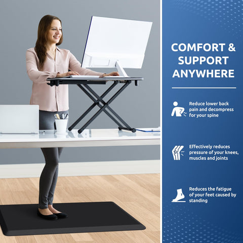 KitchenClouds mat in a neutral tone suitable for kitchen and desk spaces