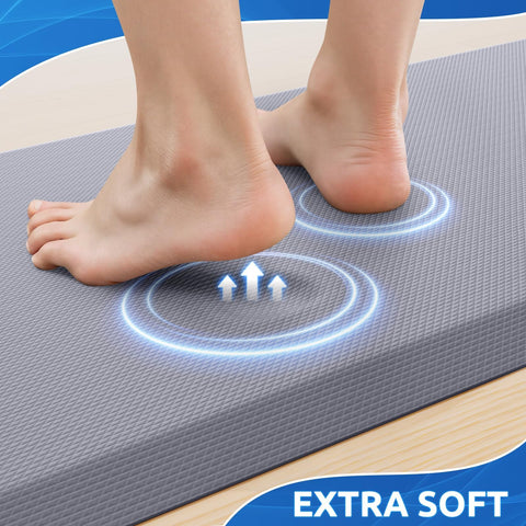 KitchenClouds non-slip bottom design keeps the mat securely in place during cooking.