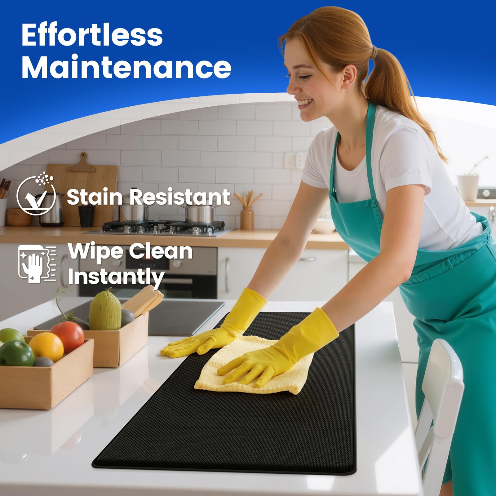 KitchenClouds three-piece set fits standard kitchen layouts and provides flexible coverage.